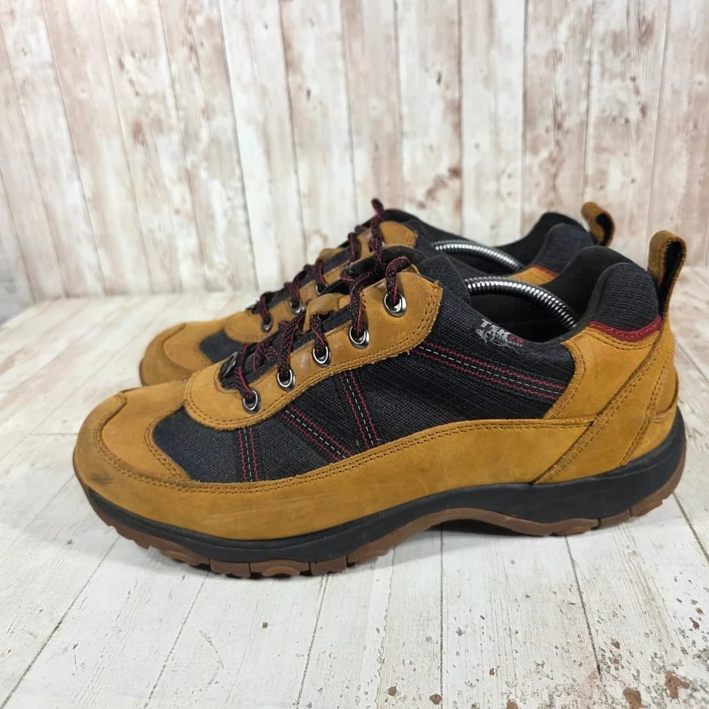 LL Bean Tek 2.5 Waterproof Hiking Shoes Mens 11 Wide Tan Black Primaloft 296513